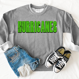 Hurricanes Unisex Shadow Team Black and White DTF Print