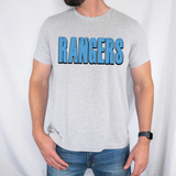 Rangers Unisex Shadow Team Black and White DTF Print