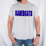 Sabercats Unisex Shadow Team Black and White DTF Print