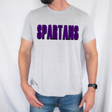 Spartans Unisex Shadow Team Black and White DTF Print