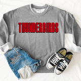 Thunderbirds Unisex Shadow Team Black and White DTF Print