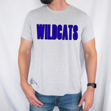 Wildcats Unisex Shadow Team Black and White DTF Print