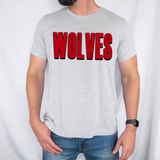Wolves Unisex Shadow Team Black and White DTF Print