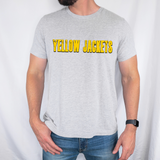 Yellow Jackets Unisex Shadow Team Black and White DTF Print