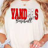 Vandals Sport Grunge DTF Print