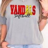 Vandals Sport Grunge DTF Print