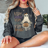 Very Demure Lace Ghost DTF Print