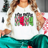 Very Merry Nana DTF Print