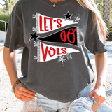 Vols Lets Go Star Banner Trio DTF Print