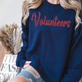 Volunteers Glitter Effect DTF Print