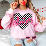 Volunteers Valentine Checker Heart DTF Print