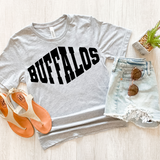 Buffalos Warped Two Color Game Day DTF Print