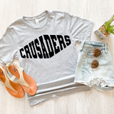 Crusaders Warped Two Color Game Day DTF Print