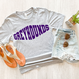 Greyhounds Warped Two Color Game Day DTF Print