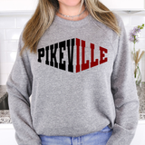 Pikeville Warped Two Color Game Day DTF Print