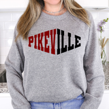 Pikeville Warped Two Color Game Day DTF Print