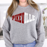 Pikeville Warped Two Color Game Day DTF Print