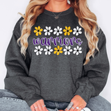 Warriors Daisy Row DTF Print