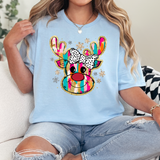 Watercolor Reindeer DTF Print