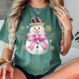 Watercolor Snowman DTF Print