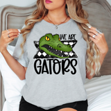 We Are Gators Checker DTF Print