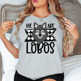 We Are Lobos Checker DTF Print