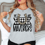 We Are Mavericks Checker DTF Print