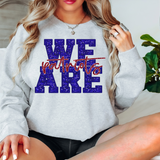 We Are Patriots Glitter Effect DTF Print