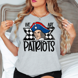 We Are Patriots Checker DTF Print