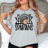We Are Spartans Checker DTF Print