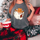 Western Christmas Santa DTF Print
