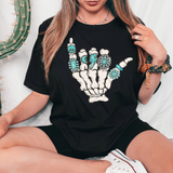 Western Skeleton Jewelry DTF Print