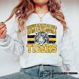 Classic Hometown Whitewright Tigers DTF Print