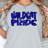 Grunge Wildcat Pride DTF Print