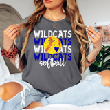 Wildcats Softball Repeat DTF Print