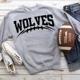 Wolves Football Arched DTF Print