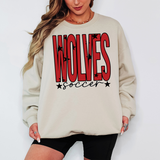 Wolves Soccer Star Power Team Sports DTF Print