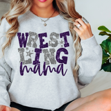 Wrestling Mama Glitter Effect DTF Print