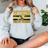 Wynne Yellow Jackets Grunge DTF Print