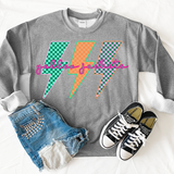 Yellow Jackets Neon Bolt Trio DTF Print