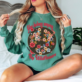 You Belong Among the Wildflowers Retro Peace DTF Print