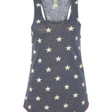 Alternative Womens Printed Meegs Ec0-Jersey Racerback Tank
