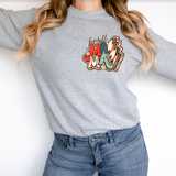 Baseball Mama Lightning Bolt Pocket DTF Print