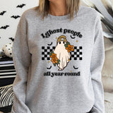 I Ghost People Year Round Ghost Halloween DTF