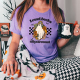 I Read Books All Year Long Ghost Halloween DTF