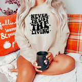 Never Trust The Living Halloween DTF