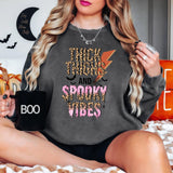 Thick Thighs and Spooky Vibes DTF Print