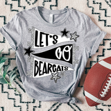 Bearcats Lets Go Star Banner Trio DTF Print