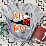 Pretzels Lets Go Star Banner Trio DTF Print