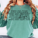 100 Days Typography DTF Print